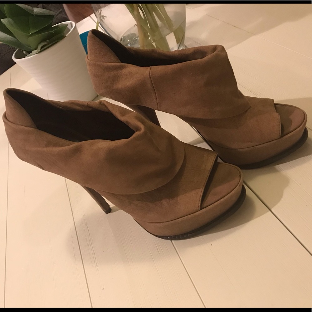 Elizabeth & James booties. leather and suede.